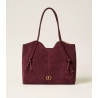 TWIN SET shopper in suede