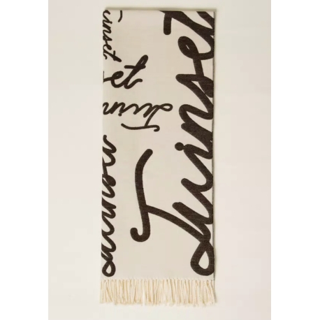 TWIN SET sciarpa logo