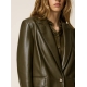 TWIN SET Blazer effetto pelle
