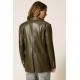 TWIN SET Blazer effetto pelle