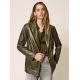 TWIN SET Blazer effetto pelle
