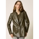 TWIN SET Blazer effetto pelle