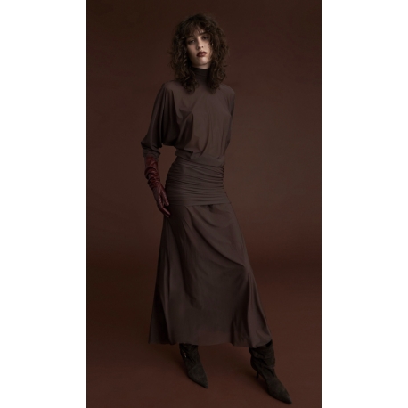 ANIYE BY abito lungo drappeggio