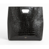 N.D.B. 968 borsa in pelle stampa cocco