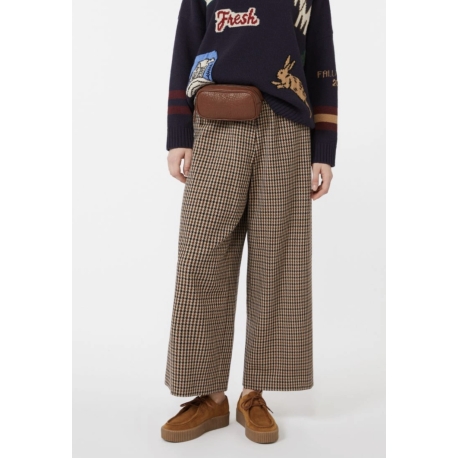 MAX MARA WEEKEND pantalone pied de poule