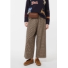 MAX MARA WEEKEND pantalone pied de poule
