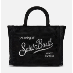 SAINT BARTH Borsa in velluto