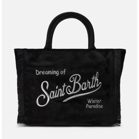 SAINT BARTH Borsa in velluto