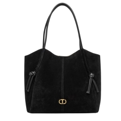 TWIN SET shopper in suede