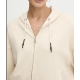PINKO felpa zip e cappuccio