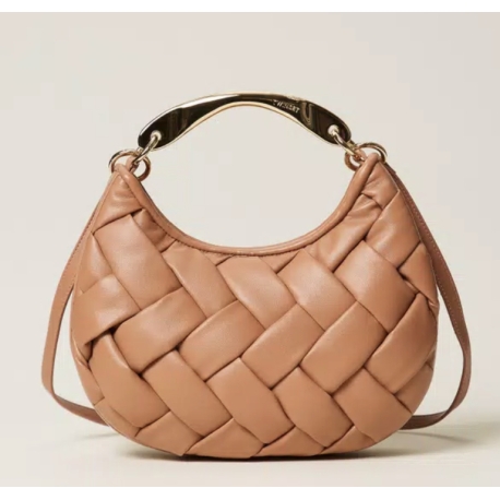 TWIN SET borsa intrecciata