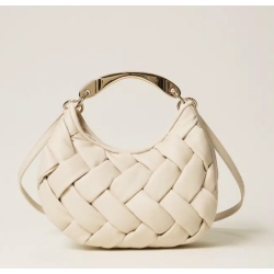 TWIN SET Borsa intrecciata