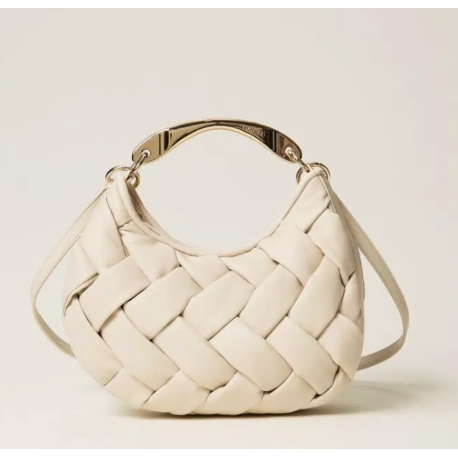 TWIN SET Borsa intrecciata
