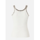 PINKO top ricami gioiello
