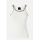 PINKO top ricami gioiello