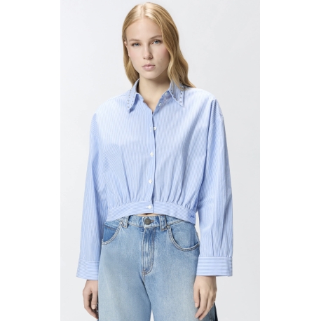 PINKO camicia cropped