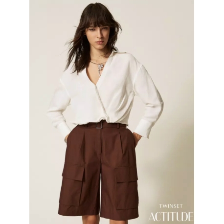 TWIN SET bermuda cargo