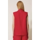 TWIN SET gilet in lino