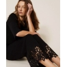 TWIN SET pantalone con pizzo