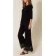 TWIN SET pantalone con pizzo