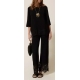 TWIN SET pantalone con pizzo