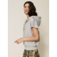 TWIN SET felpa con ricamo