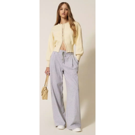 TWIN SET pantalone in felpa