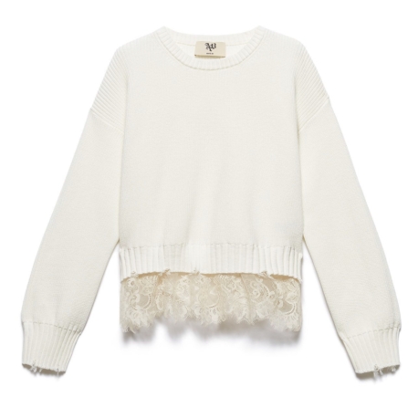 ANIYE BY maglia con pizzo