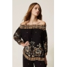 TWIN SET blusa stampata
