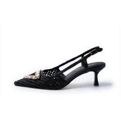 EMANUELLE VEE Chanel in raffia nera