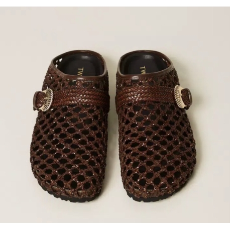 TWIN SET sabot traforato