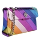KURT GEIGER tracolla media arcobaleno