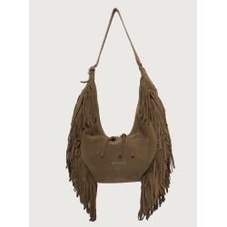 ORCIANI borsa in suede frange
