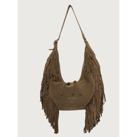 ORCIANI borsa in suede frange