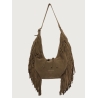 ORCIANI borsa in suede frange