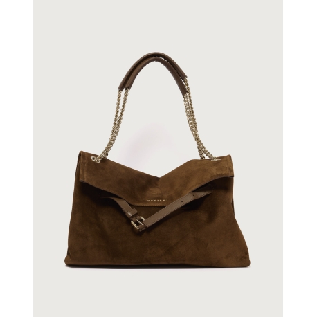 ORCIANI borsa a spalla in suede