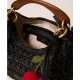 TWIN SET borsa in rafia