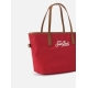 SAINT BARTH Shopper media in Nylon rossa