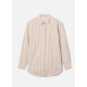 SAINTH BARTH Camicia in cotone a righe beige