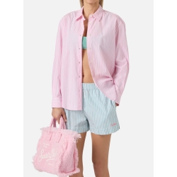 SAINTH BARTH camicia a righe rosa