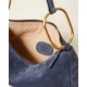 TWIN SET borsa in suede con anelli