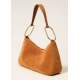 TWIN SET borsa in suede con anelli
