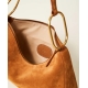 TWIN SET borsa in suede con anelli