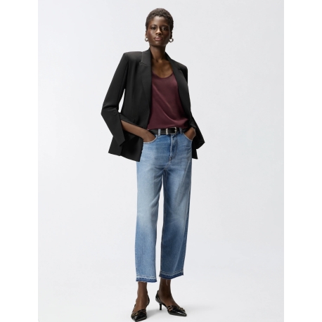 PINKO Jeans Balloon fit con scoloriture