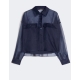 WEEKEND MAX MARA camicia in organza di seta