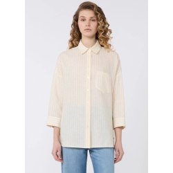 WEEKEND MAX MARA Camicia in tela di lino a righe