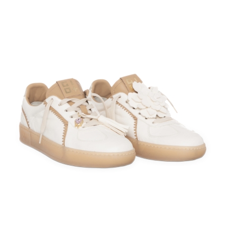 Gio + sneakers in pelle bianca