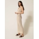 TWIN SET Abito lungo in maglia a rete