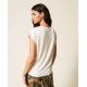 TWIN SET T-shirt con stampa e ricamo