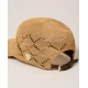 TWIN SET Cappello da baseball in rafia crochet
